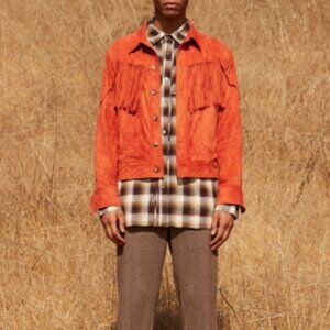 BNWT AW20 ONYRMRK WESTERN PLAID SHIRT M